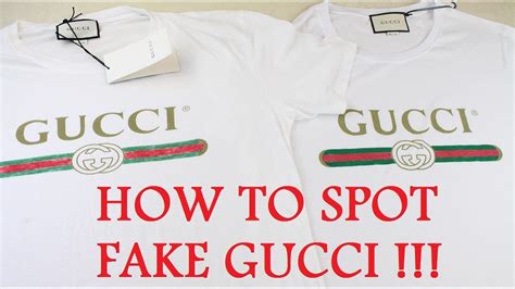 gucci logo fake vs real|authentic gucci clothing tags.